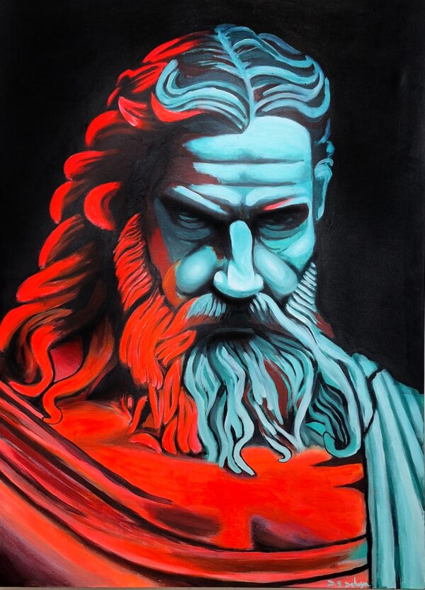 ZEUS (אקריליק מקורי)