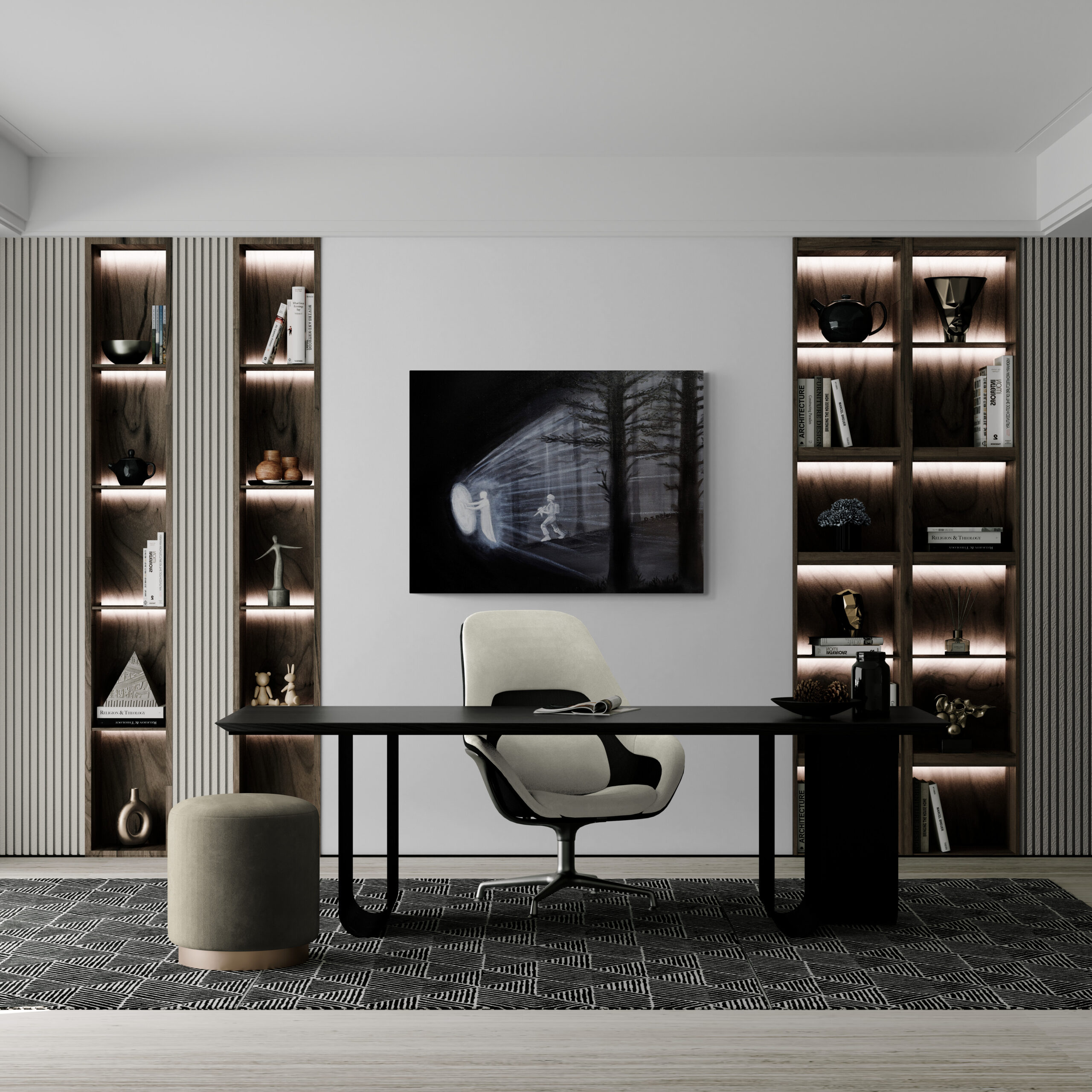 שמירה עליונה ביער (הדפס) – תמונה 2